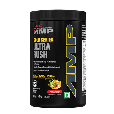 GNC Pro Performance AMP Gold Series Ultra Rush Powder - Fruit Punch