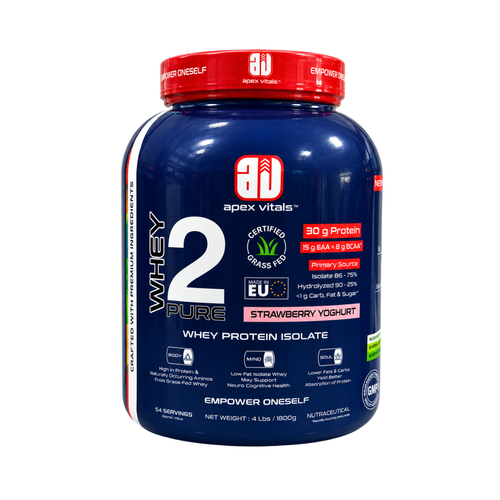 Apex Vitals 1 Whey Protein- White Chocolate Raspberry 4lbs