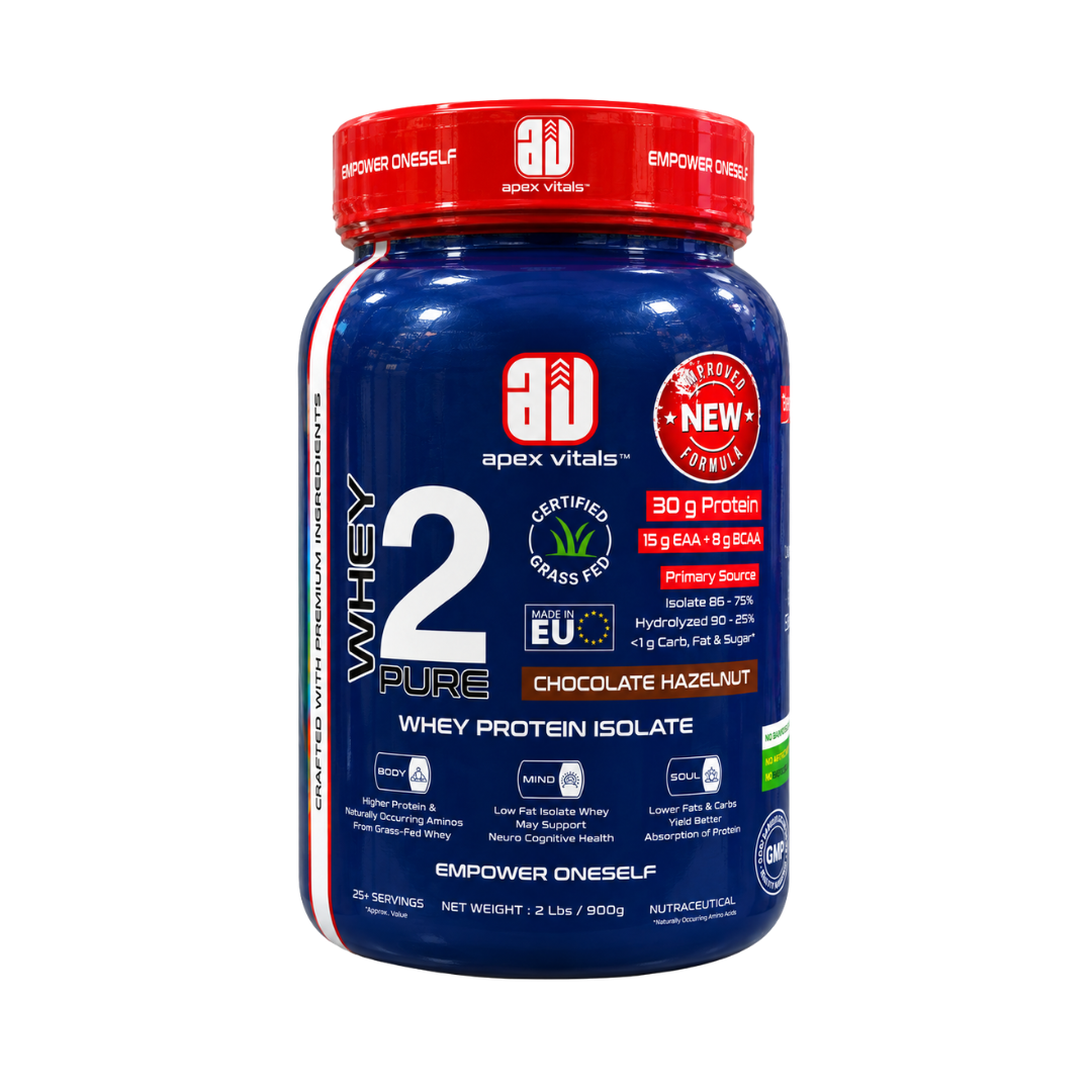 Apex Vitals Whey 2 pure isolate - Chocolate Hazelnut 2lbs