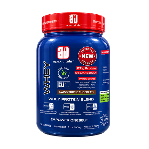 Apex Vitals 1 Whey Protein - Swiss Triple chocolate 2lbs