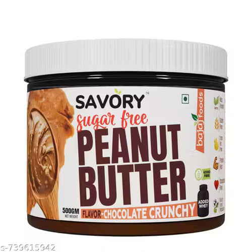 Savory Chocolate Crunchy Peanut Butter - 500g