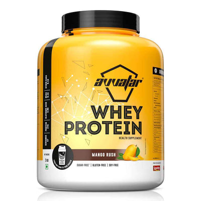 Avvatar Whey Protein | 2 Kg | Mango Rush Flavour