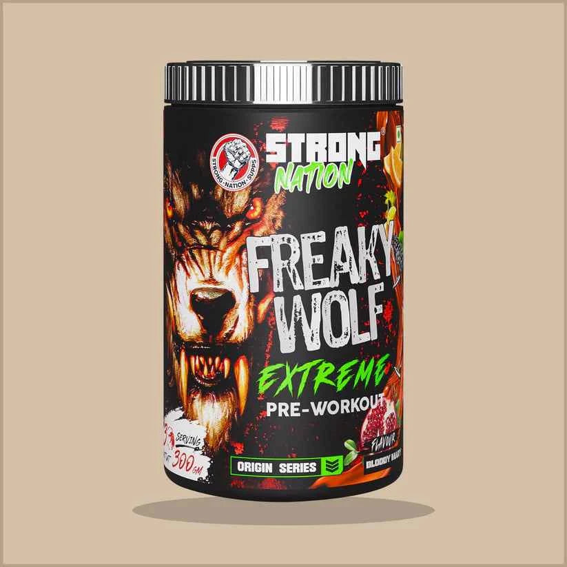 Strong Nation Freaky Wolf Extreme Pre-Workout Watermelon 300g