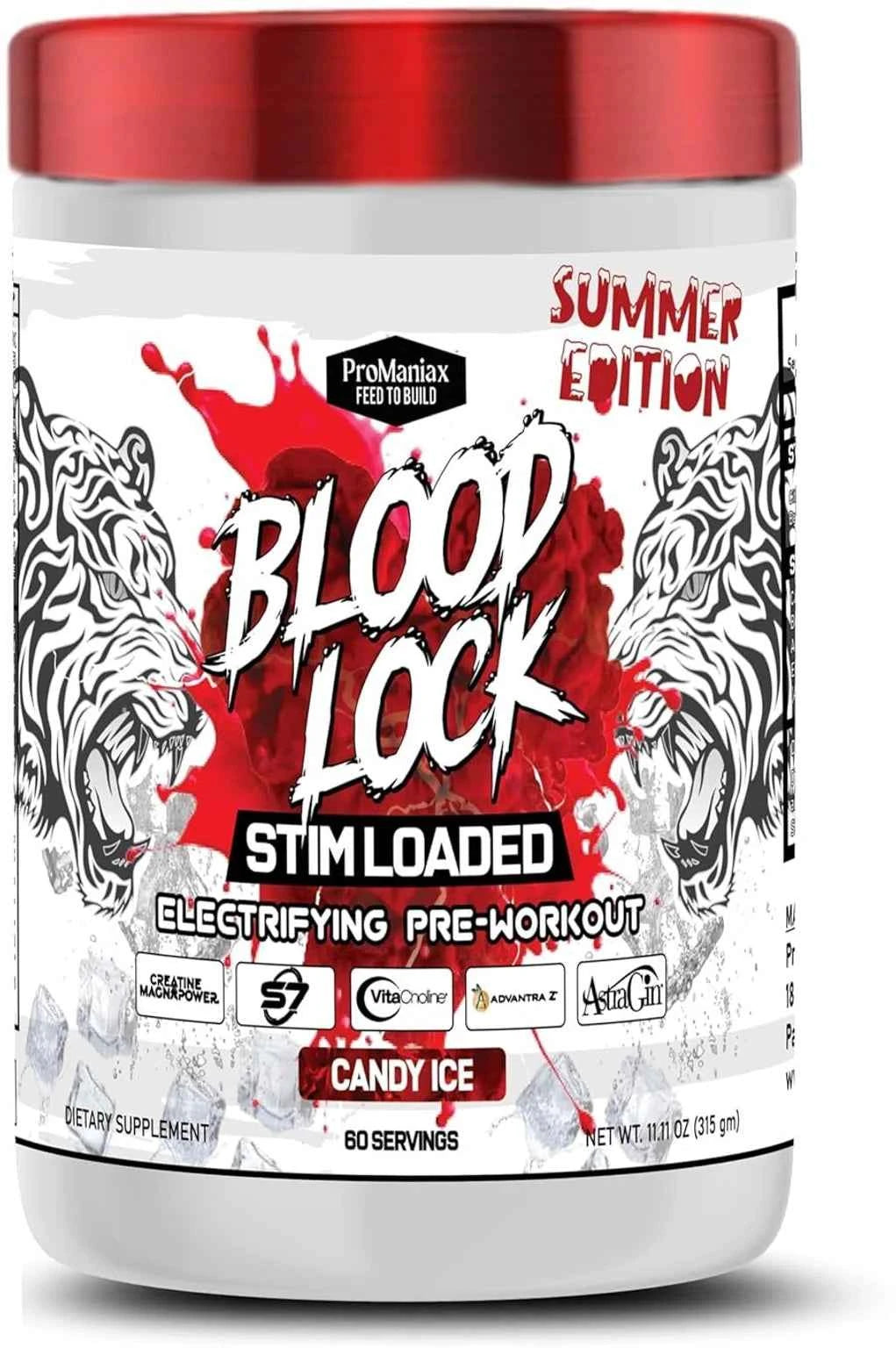 Blood Lock Stim-Loaded Pre-Workout Candy Icy