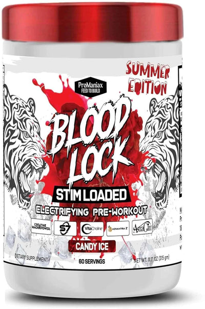 Blood Lock Stim-Loaded Pre-Workout Candy Icy