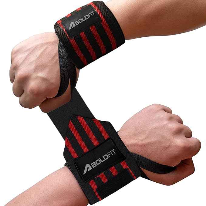 Boldfit Wrist Band for Gym Workout Wrist Support for Gym Straps for Men