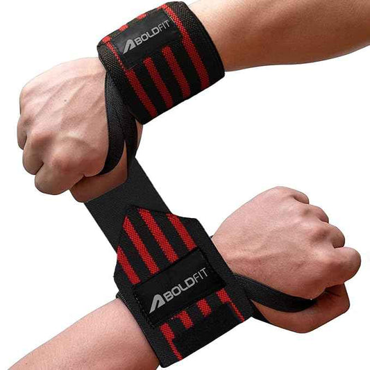 Boldfit Wrist Band for Gym Workout Wrist Support for Gym Straps for Men