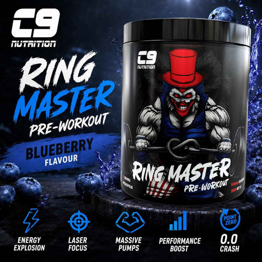 C9 Ring Master Pre-Workout Blueberry 30 Servings