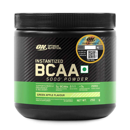 Optimum Nutrition Instantized BCAA 5000 Powder Green Apple 250g