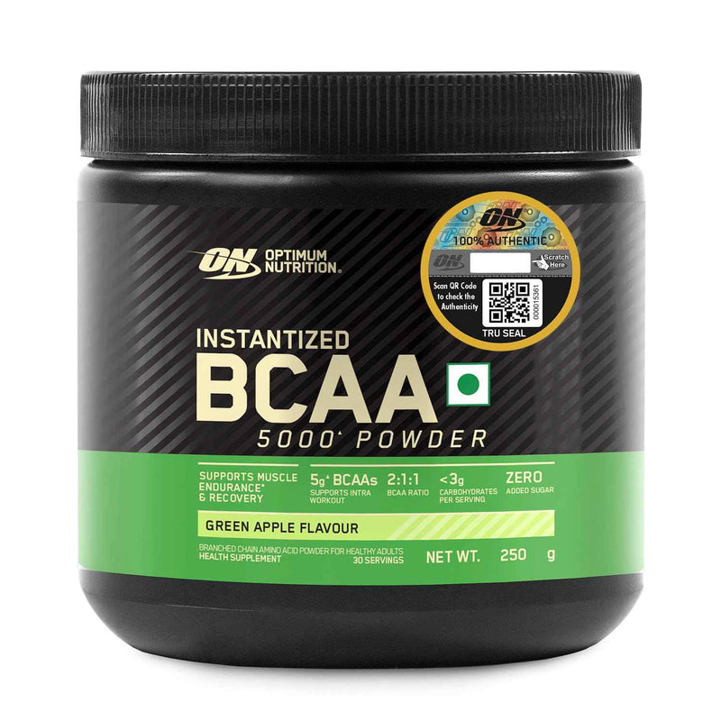 Optimum Nutrition Instantized BCAA 5000 Powder Green Apple 250g