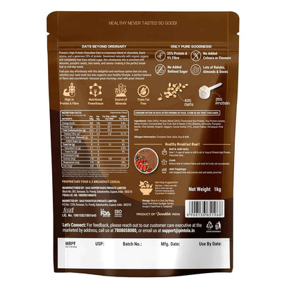 Pintola High Protein Chocolate Oats