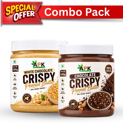 APK-Nutrition-Crispy-Peanut-Butter-2-Pack-White-Chocolate-and-Chocolate-340g-Jars