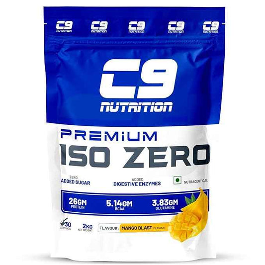 C9 Nutrition Premium ISO ZERO Whey Isolate (1kg, 30 Servings) – Mango Blast
