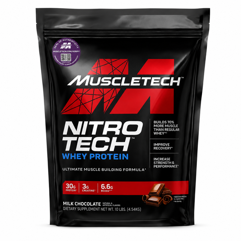 Muscletech Nitro-Tech Whey Protein -Milk Chocolate 4.54 Kg