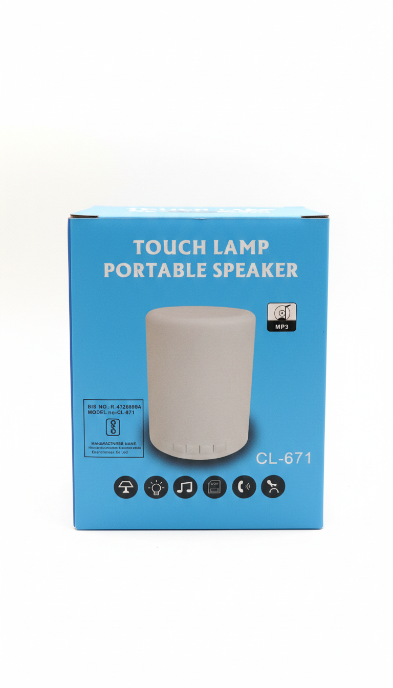 CL-671 Smart RGB Touch Lamp & Bluetooth Speaker