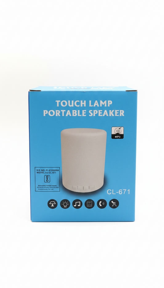 CL-671 Smart RGB Touch Lamp & Bluetooth Speaker