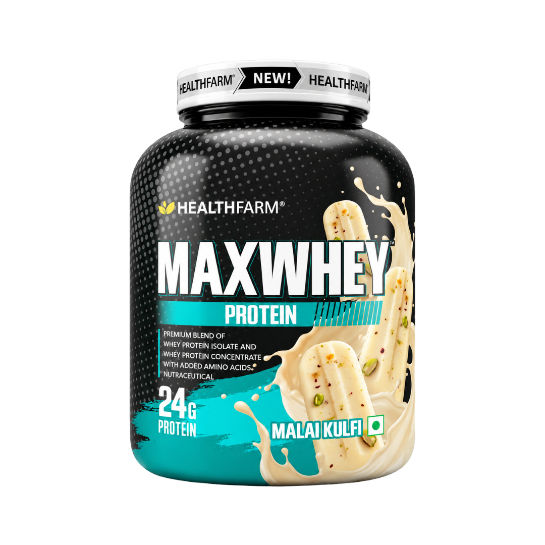 Healthfarm Max Whey Protein Powder – Malai Kulfi 2kg
