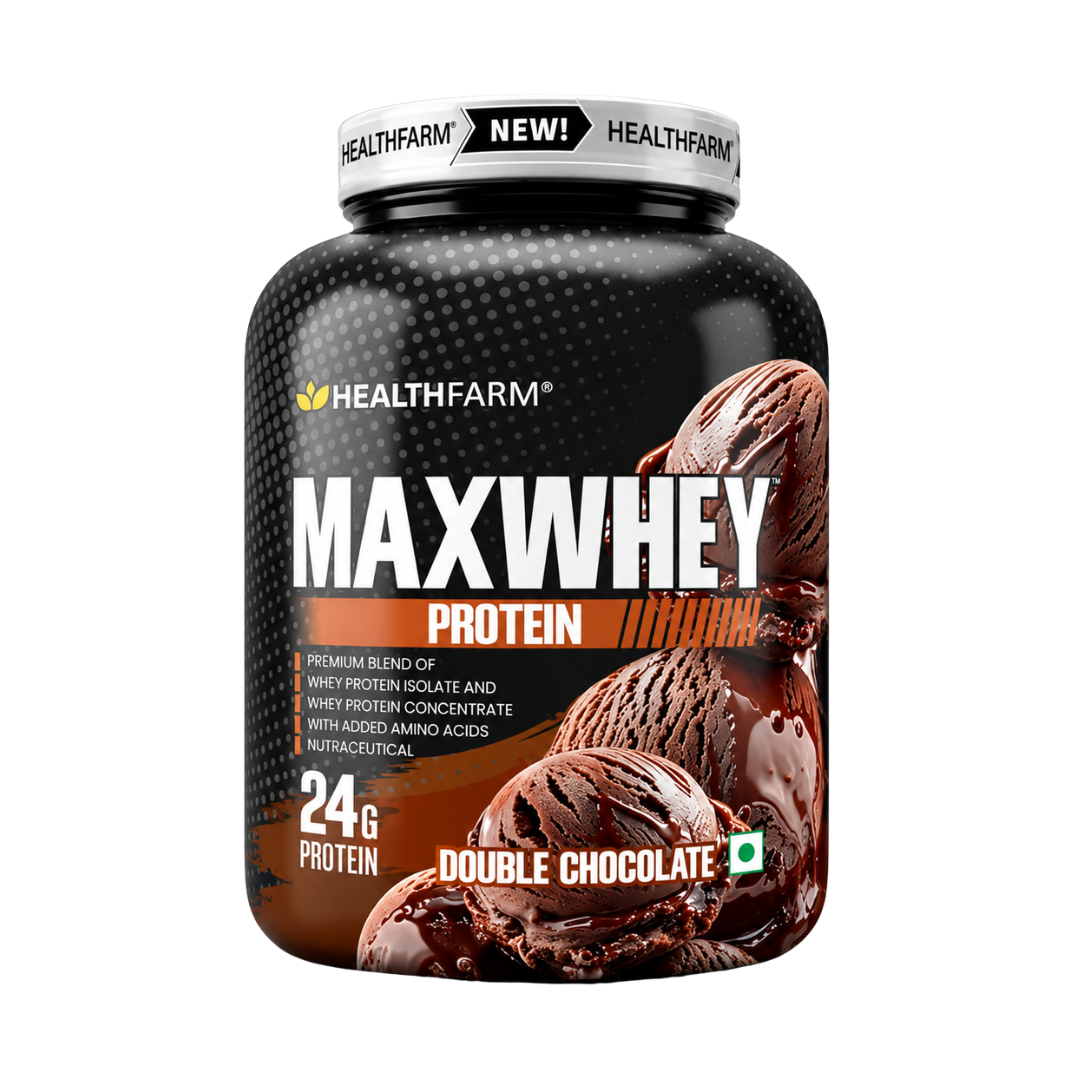 Healthfarm Max Whey Protein Powder – Caramel Coffee 2kg
