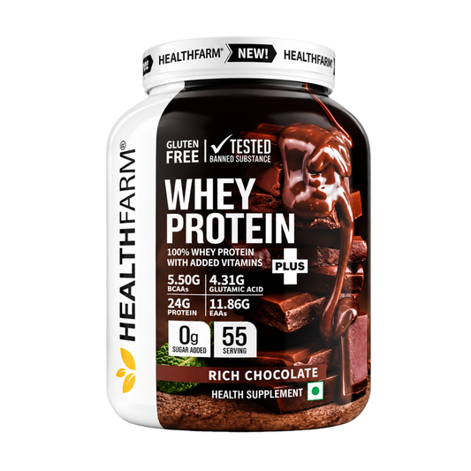Healthfarm Whey Protein Plus – Rich Chocolate 2kg