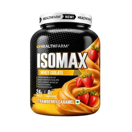 Healthfarm ISO MaxWhey Protein – Strawberry Carmel 2kg
