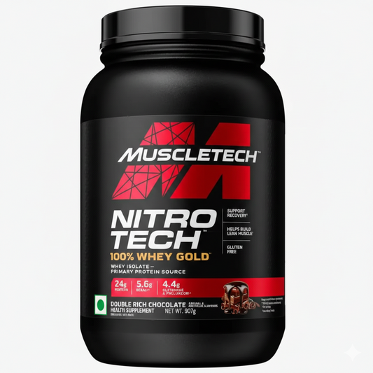Muscletech Nitro-Tech 100% Whey Gold Double Rich Chocolate 1 kg