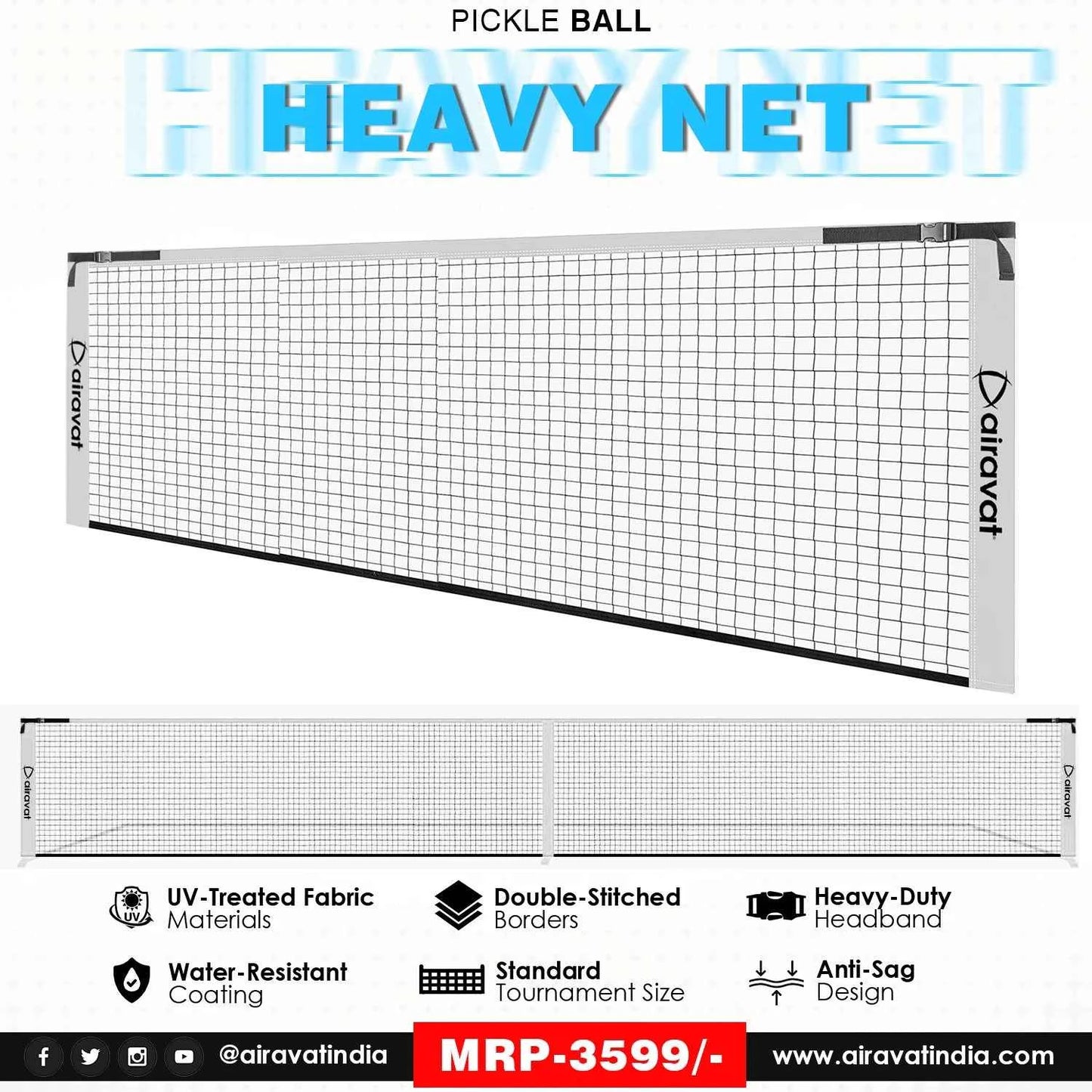PICKLEBALL HEAVY ONLY NET