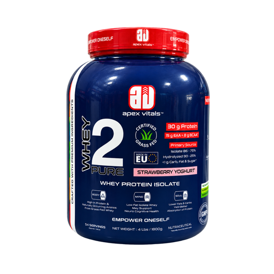 Apex Vitals 1 Whey Protein- White Chocolate Raspberry 4lbs