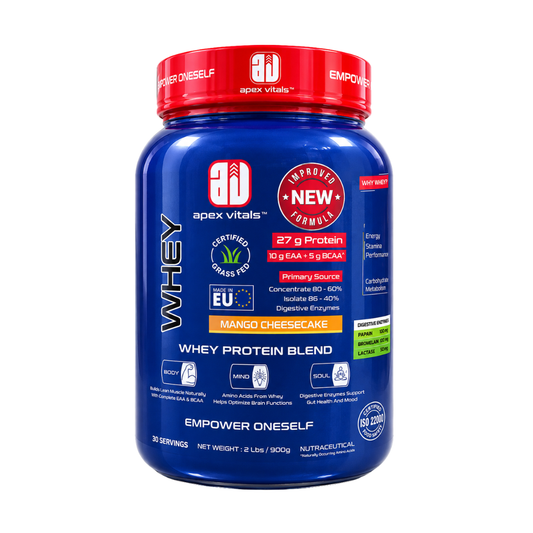 Apex Vitals 1 Whey Protein -  Mango Cheesecake 2lbs