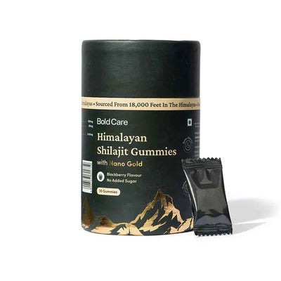 Bold Care Himalayan Shilajit Gummies with Nano Gold