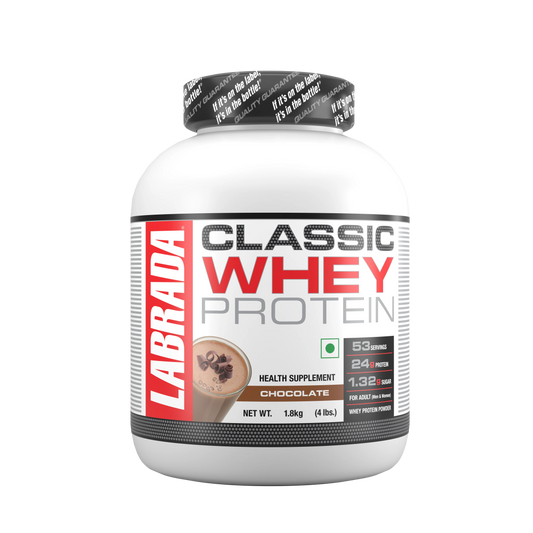 Labrada Classic Whey Protein 1.8kg (4 lbs) - Chocolate | 24g Protein