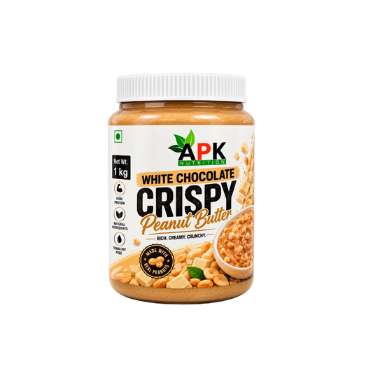 APK Nutrition White Chocolate Crispy Peanut Butter 1kg