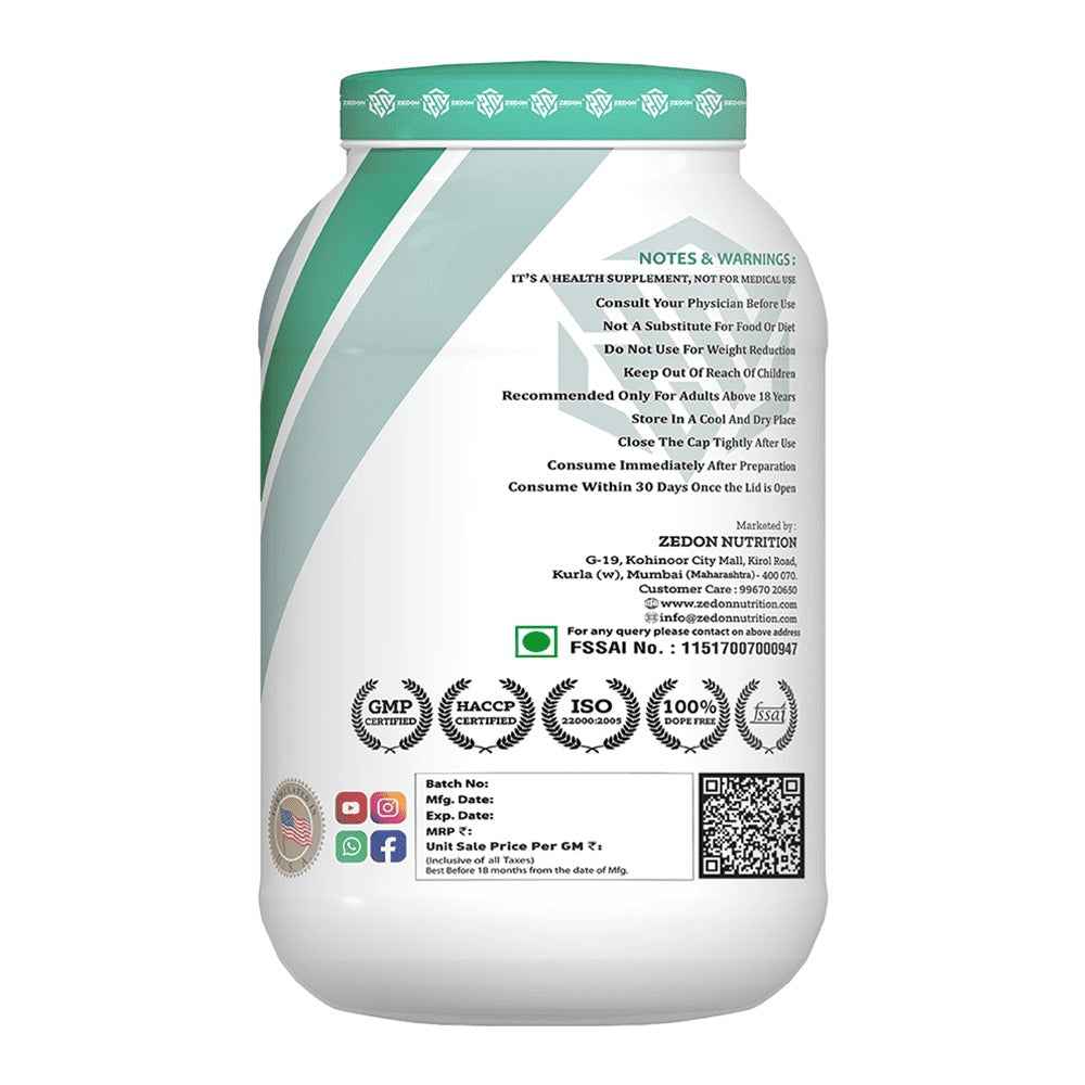 Zedon Nutrition ISO-ZED Ripped Whey Protein Powder 1Kg