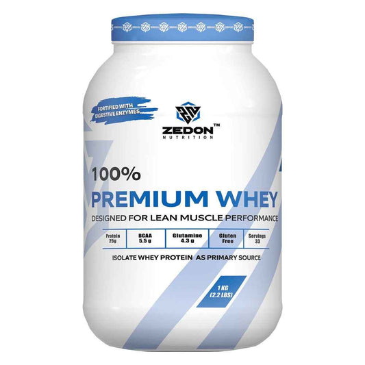 Zedon Nutrition 100% Premium Whey Protein 1Kg