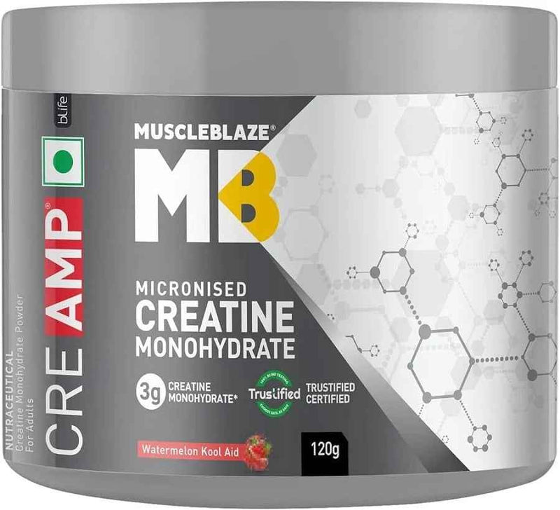 MuscleBlaze MB CRE AMP™ Micronized Creatine Monohydrate | Watermelon Kool Aid