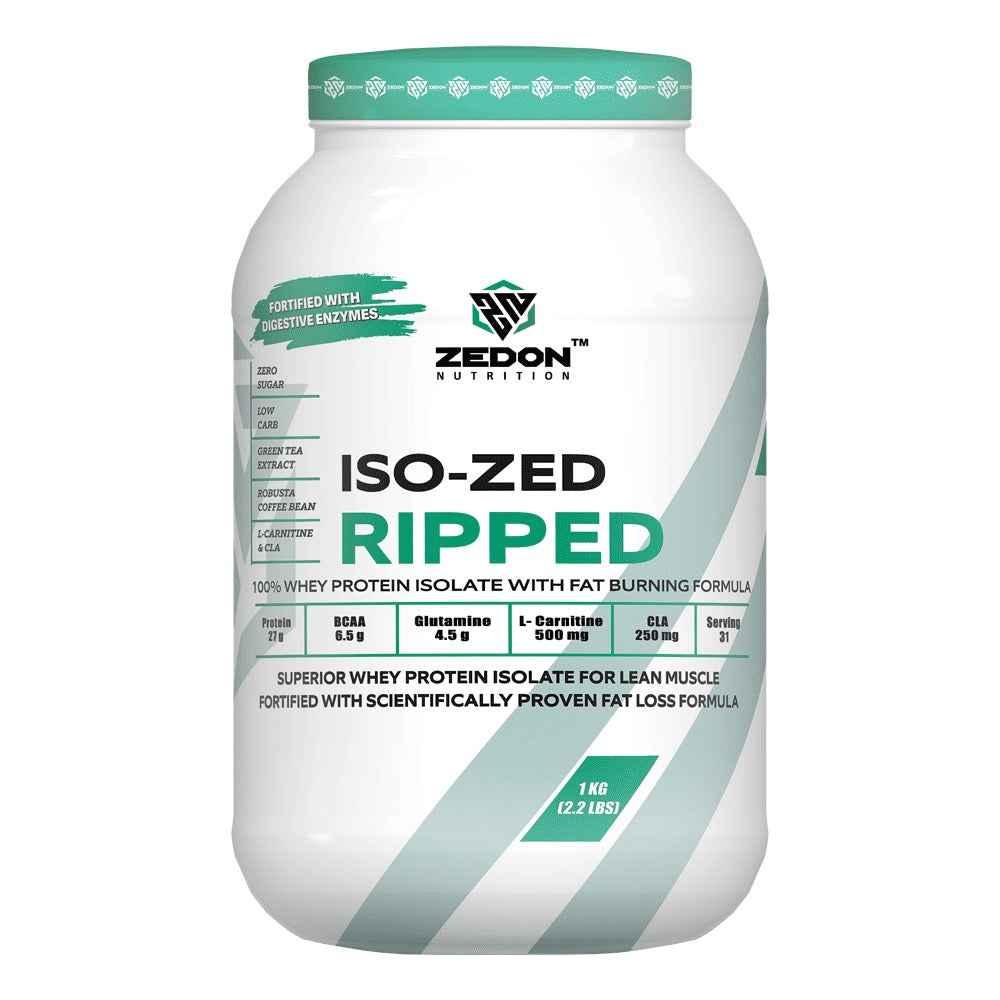 Zedon Nutrition ISO-ZED Ripped Whey Protein Powder 1Kg