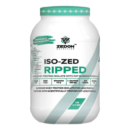 Zedon Nutrition ISO-ZED Ripped Whey Protein Powder 1Kg