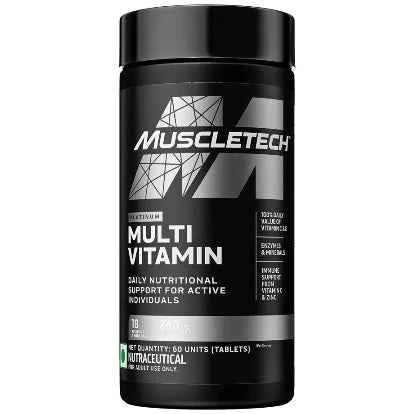 MuscleTech Platinum Multivitamin | High-Potency Vitamins, Minerals & Immune Support
