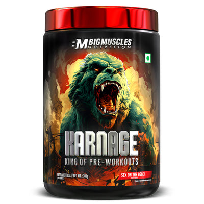 Big Muscles Karnage King of Pre-Workouts Sex On The Beach 300g