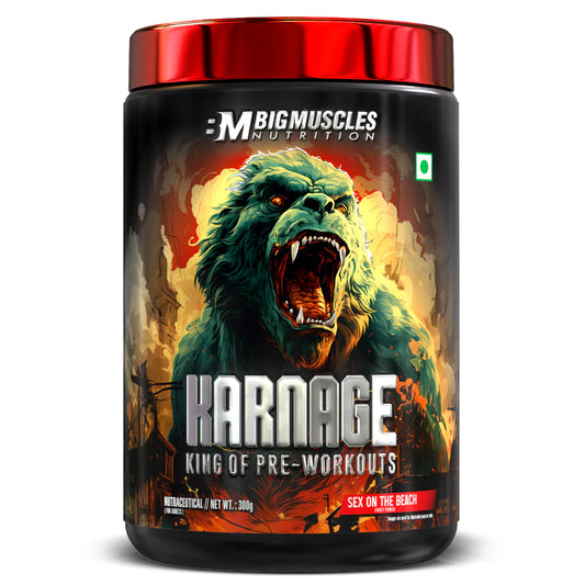 Big Muscles Karnage King of Pre-Workouts Sex On The Beach 300g