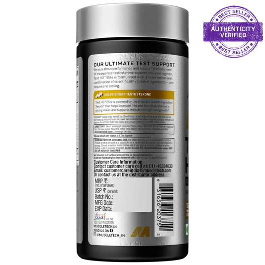MuscleTech Test HD Elite - Advanced Testosterone Booster